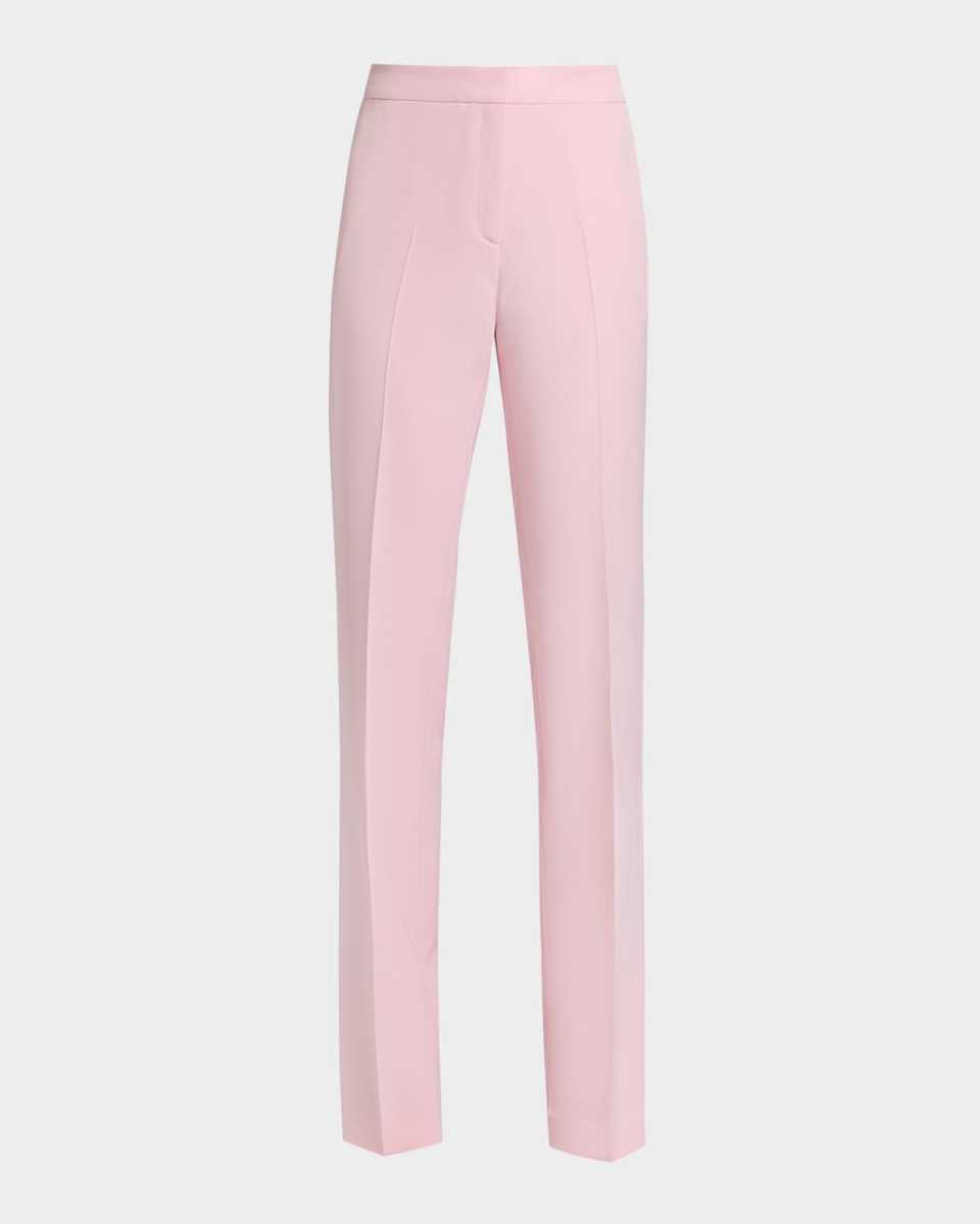 Amara Straight-Leg Crepe Trousers